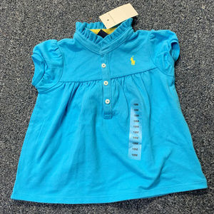 New Ralph Lauren Bright blue shirt girls 18 months